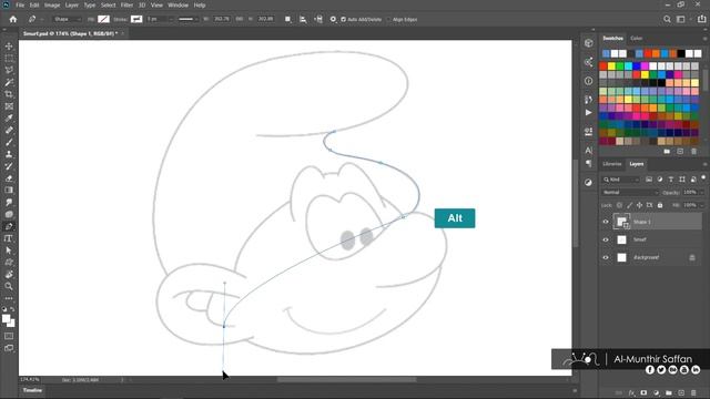 دورة الفوتوشوب | 19 البين تول - أقوى أدوات الرسم والتحديد Pen Tool смотреть онлайн