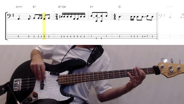 Master of Puppets by Metallica - Bass Cover (tablature & notation included)