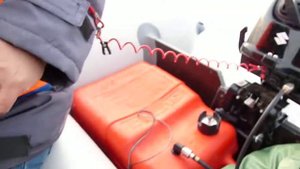 Лодка Братан 380К груженая, съемка - июль 2021г.