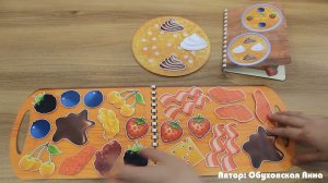 Игра на липучках "Укрась блин!"