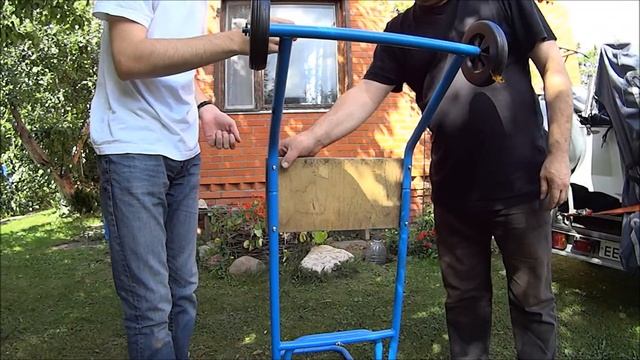 Тележка для перевозки и хранения лодочного мотора до 40 л.с. Чехол-пыльник на ПЛМ.