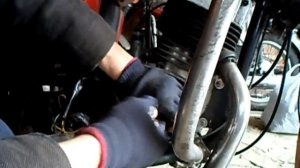 Снятие штатного генератора с Явы.