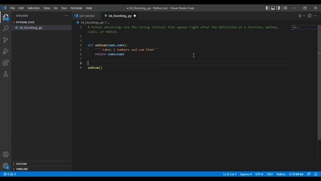 #34 Docstring In Python |  Python Mastery In Bangla  | Python Tutorial Bangla