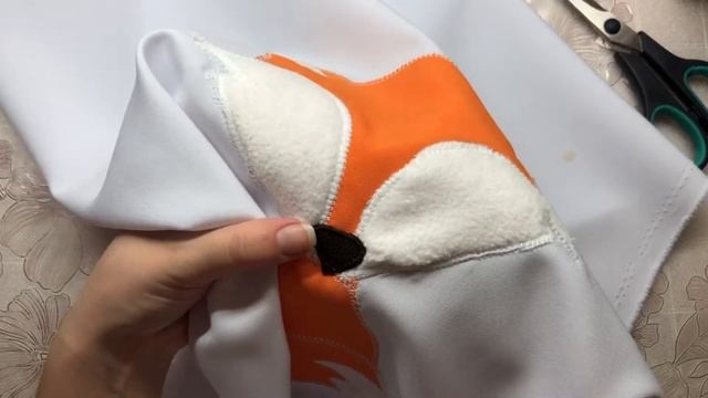 Как сшить простую наволочку с аппликацией / Наволочка с клапаном без молнии