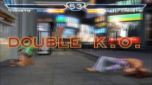 Tekken 4 Christie Green VS Christie Purple (Double KO 5 Rounds)