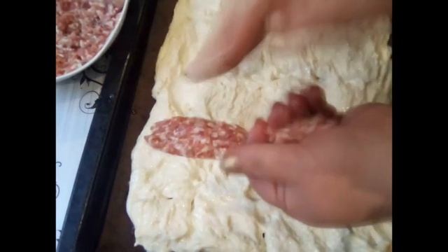 Быстрый мясной пирог к чаю. смотреть онлайн