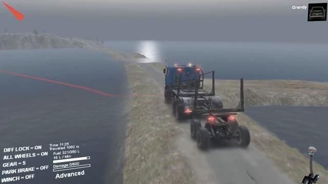 SpinTires | Level 5 | Map Mod | Kamaz 5525 смотреть онлайн