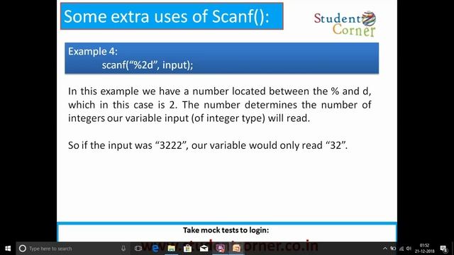 C Language - Basic Input and Output Functions