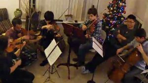 New Year's Eve Party ... then the Beethoven String Quartet No. 4 in C minor, Op. 18 No. 4