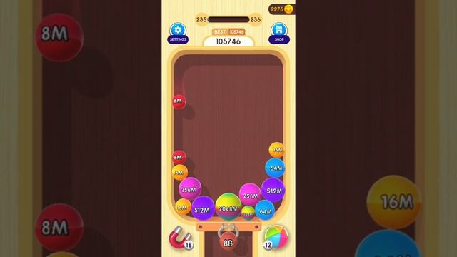 Reached 8B Ball in 2048 Balls 3D Gameplay