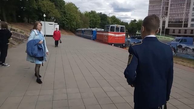 Минская детская железная дорога. Станция Заслонова. #станциязаслонова #железнаядорога #минск