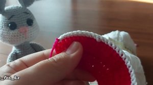 Платье для зайчика подробный МК | Вяжем одежду для игрушки амигуруми вместе