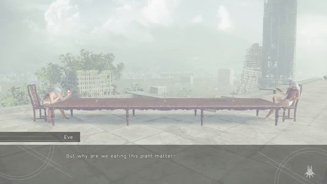 NieR: Automata | Adam & Eve | Why do we have to wear undergarments? смотреть онлайн