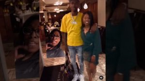 Young Dolph and forced to take photo with Ruth Chris background- Photoshop errors exposed