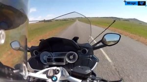 BMW K1600GT vs. Ducati Panigale Top Speed Run