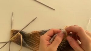 Простая повязка на голову спицами за 3 ЧАСА!