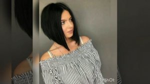 длинный каре стрижка