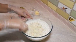 Лепёшки с творогом и сыром сулугуни. (ленивые хачапури)
