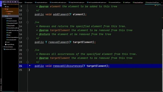 Java Trees Part 1-BinaryTreeADT BinaryTreeNode смотреть онлайн