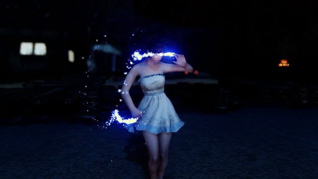 skyrim dance with particles&emotion - [“ Hello, worker “] # MMD dance in skyrim # смотреть онлайн