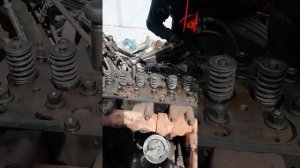 #Даф95АТИ Ремонт двигателя затяжка ГБЦ после замены поршневой