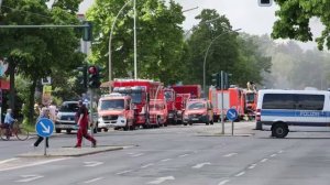 Завод Diehl Metal Applications GmbH В Берлине мощный пожар на заводе, где производят  ПВО Iris-T