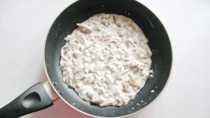 Картофельная запеканка с грибами и плавленым сыром
