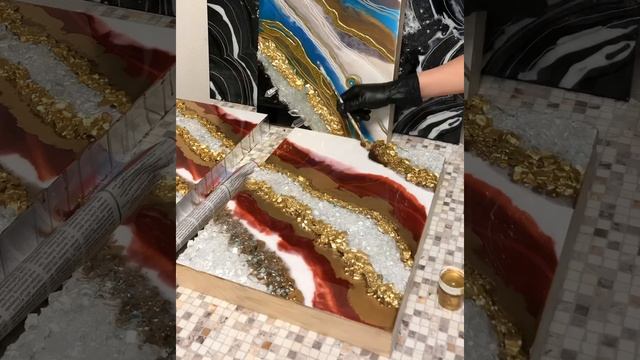 Как сделать картину из эпоксидной смолы смотреть онлайн