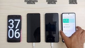 POCO X3 Pro vs Redmi Note 10 Pro Max vs POCO X3: Battery Charge Test and Heating Test!