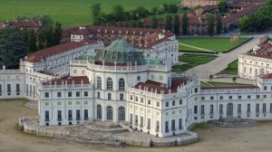 Savoia's Hunting Estate, Stupinigi Italy - Aerial 5K UHD video