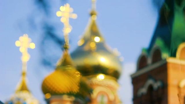 Колокольный Звон. Храм Пресвятой Троицы (Вознесение Господне) | Футажи красивая природа [FullHD]