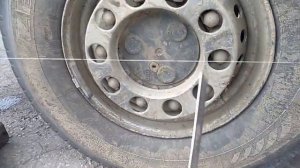 Схождение колёс на 4-х осном самосвале.