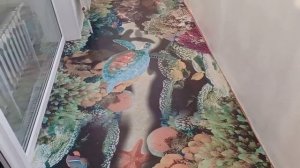 Морское дно 3D пол на лоджии