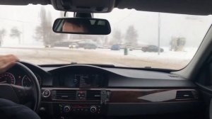 ПРОБУЕМ БОКОМ НА БЭХЕ | 320 | E90 | BMW | СНЕГ | SNOW | ДРИФТ | DRIFT