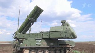 Минобороны РФ показало кадры работы зенитно-ракетного комплекса "Бук-М3"