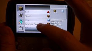 Minecraft on Sony Xperia Play (Android)