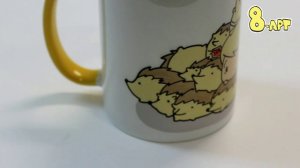 Кружка с желтой ручкой на заказ на сайте 8-Art.ru