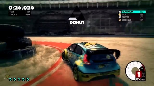 Dirt 3 - Gymkhana Sprint 03 Platinum смотреть онлайн