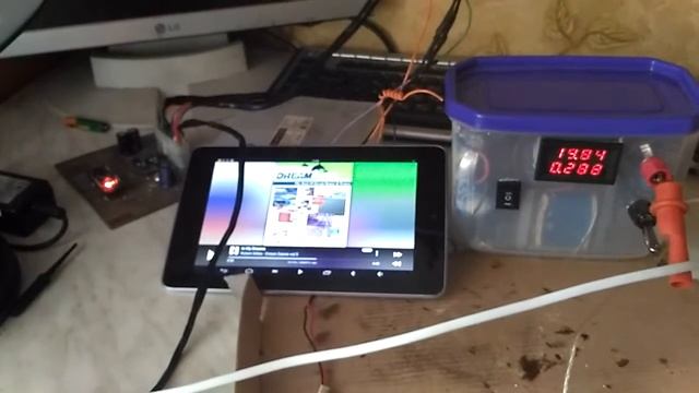 потребление планшета и тест включения БП4 на столе смотреть онлайн