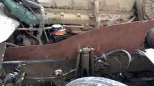 Боковой фартук (пыльник,защита,брызговик) двигателя Вольво/Volvo FH FM из фанеры.Сделать,изготовить