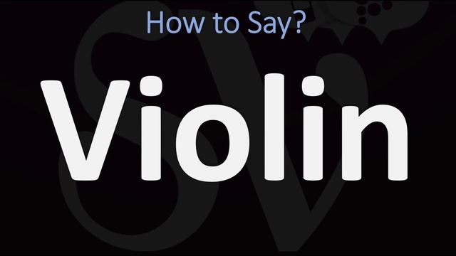 How to Pronounce Violin? (CORRECTLY)