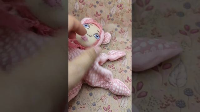 Мягкая кукла "Звёздочка" коллекционная ручной работы для новорожденных деток. Комфортёр. смотреть онлайн