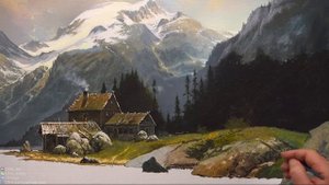 "Good Old Times" Acrylic painting. Artist - Viktor Yushkevich. #159