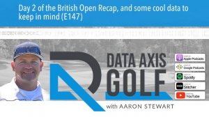 Day 2 of the British Open Recap, and some cool data to keep in mind (E147)