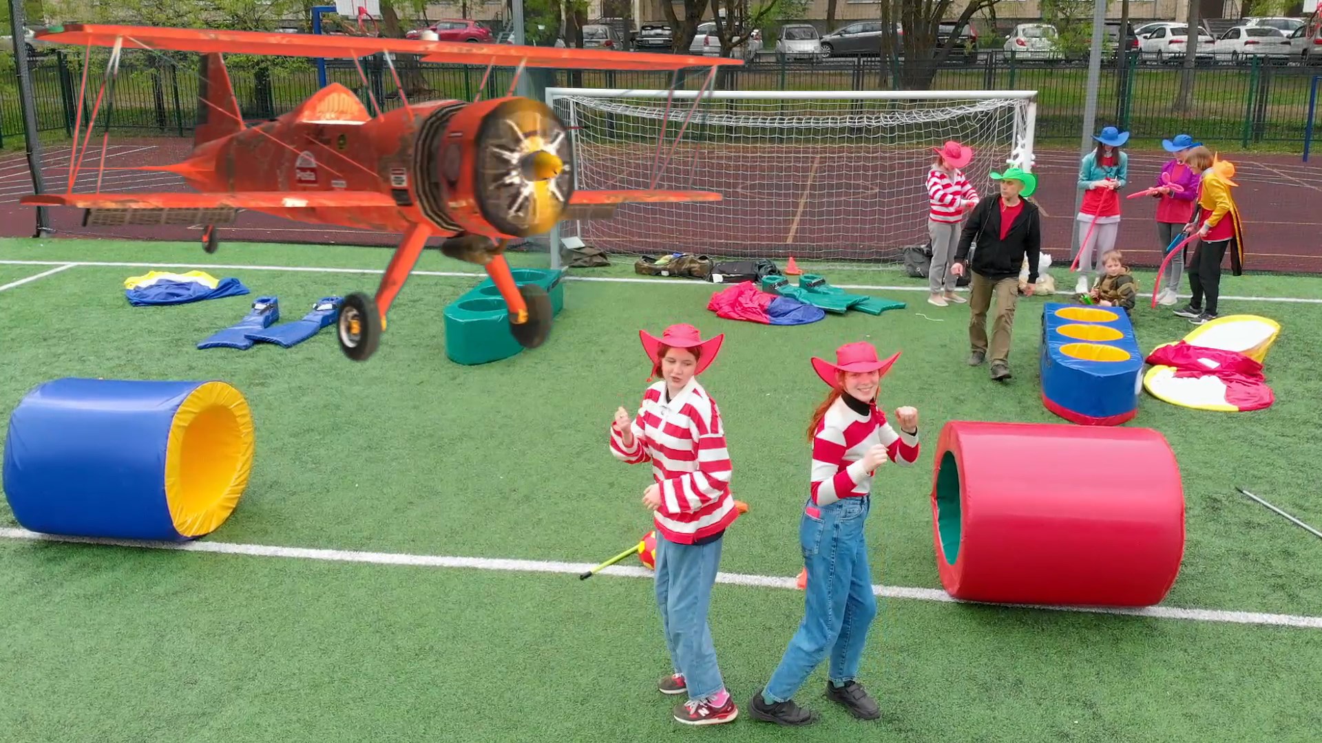 Эстрадная студия "Фаназматика" на спортивном празднике