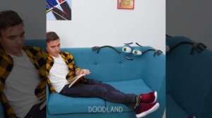 OH NO! Doodles VS Objects || Funny Everyday Fails Of Talkative Guys! - #Doodland 1164