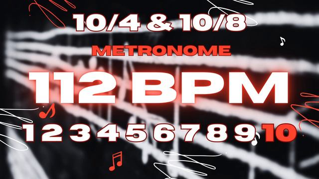 112 BPM - 10/4 & 10/8 Metronome смотреть онлайн