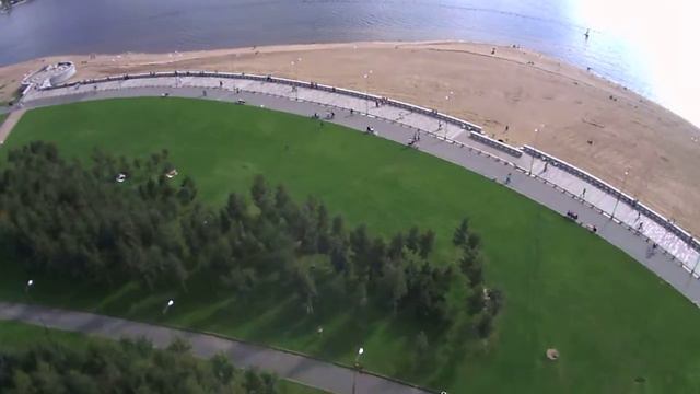 Flying over 300 Years St.Petersburgs Anniversary park  Парк 300-летия с воздуха