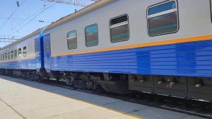 Пасажирский Поезд KZ4AT 0023 Отправление Номер №77 Алматы-Мангистау