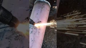 Резак! Работа резаком! Режим старые трубы б/ у